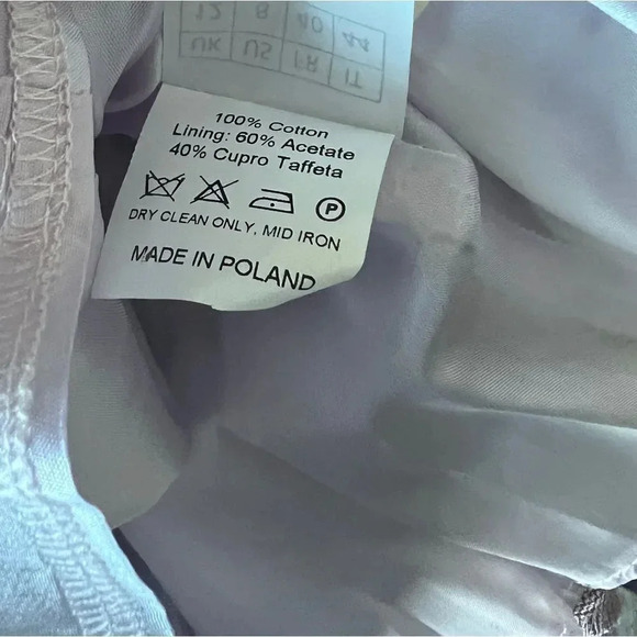 Natasha Zinko Women's Purple Checkered 100% Cotton Midi Dress US8 - Picture 10 of 11